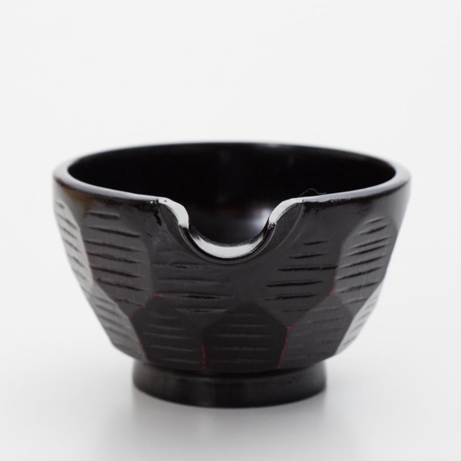 みよし漆器本舗 天然木製 片口 亀甲彫 曙 漆塗り 酒器 日本酒 小鉢