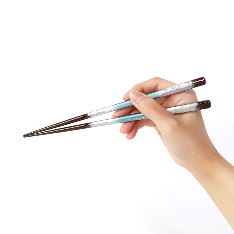 木製シンプル茶色箸 約23cm みよし漆器本舗 食洗機対応 箸 日本製 23cm 木製 お箸 おはし おしゃれ