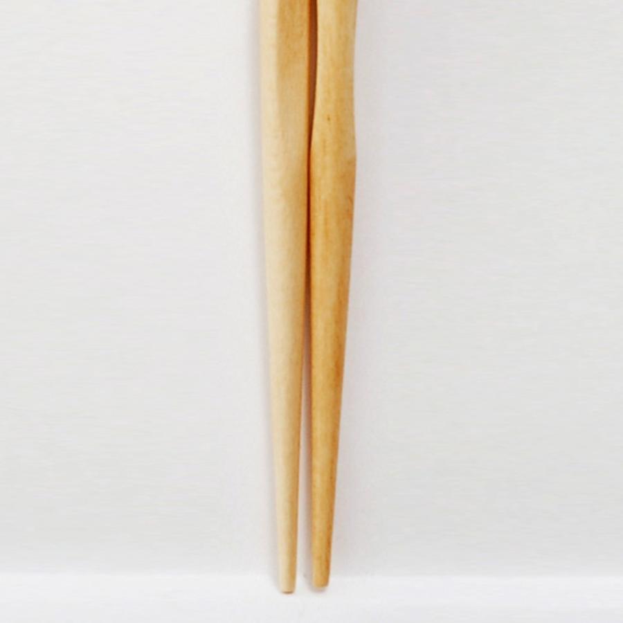 みよし漆器本舗 天然木製 お箸 南天 漆塗り 箸 おはし 23cm（日本国内