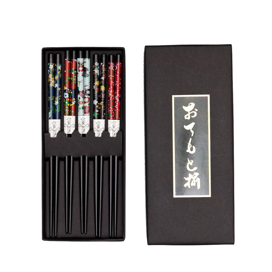 和風　お箸セット みよし漆器本舗 【50％OFF】 天然木製 箸 5膳セット 雅友禅