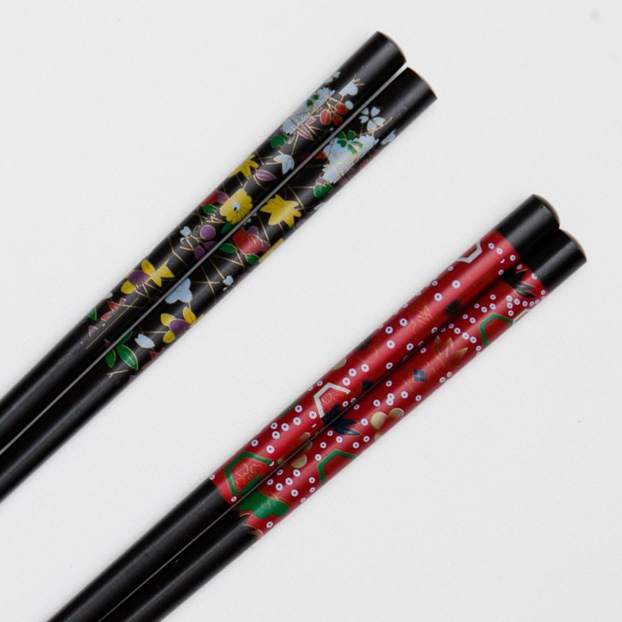 みよし漆器本舗 天然木製 箸 5膳セット 雅友禅 ギフトBOX入り お箸 お