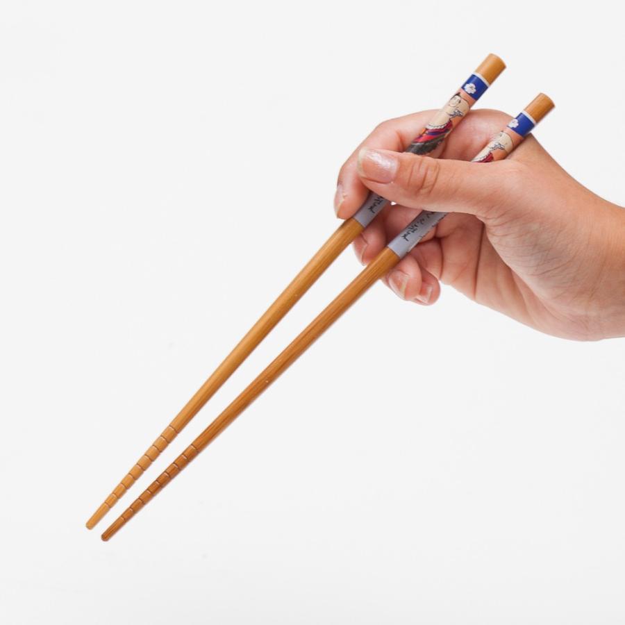 みよし漆器本舗 お箸 5膳セット 天然竹製 箸 浮世絵相撲絵 ギフトBOX
