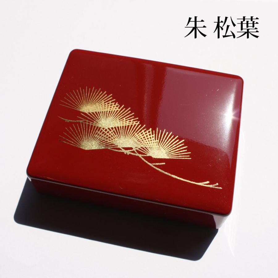 みよし漆器本舗 紀州塗り 印鑑ケース 2本収納 朱肉付 おしゃれ 複数