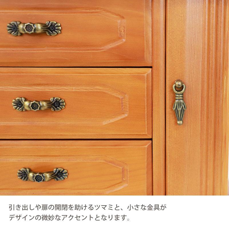 ジュエリーボックス アクセサリーケース 木製 ミラー付き 鏡 収納 大
