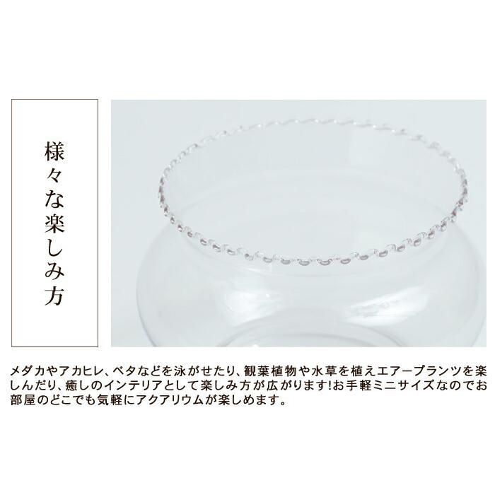 みよし漆器本舗 金魚鉢 おしゃれ ガラス S(1.3リットル みよし漆器本舗 金魚鉢 おしゃれ ガラス S(1.3リットル