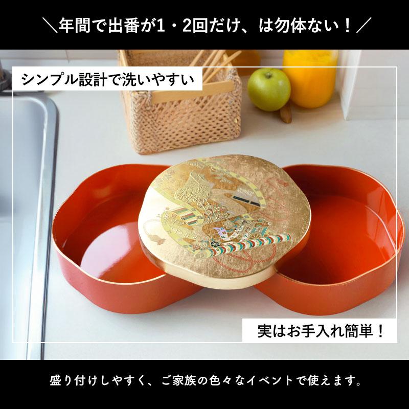 漆器　梅模様の瓢箪型　重箱　2点　昭和レトロ希少品最終価格になります 漆器 梅模様の瓢箪型 重箱 2点 昭和レトロ希少品最終価格に