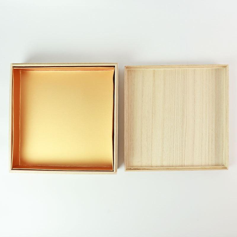 みよし漆器本舗 重箱 三段 6.5寸 20cm 桐 白木 無塗装 おしゃれ 京