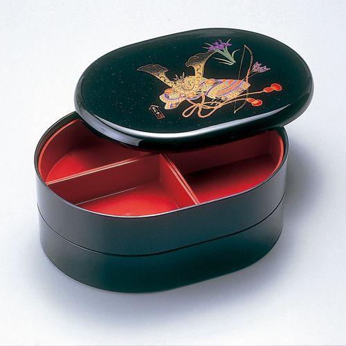 みよし漆器本舗 紀州塗り 9寸 小判オードブル 金彩兜 運動会 大型