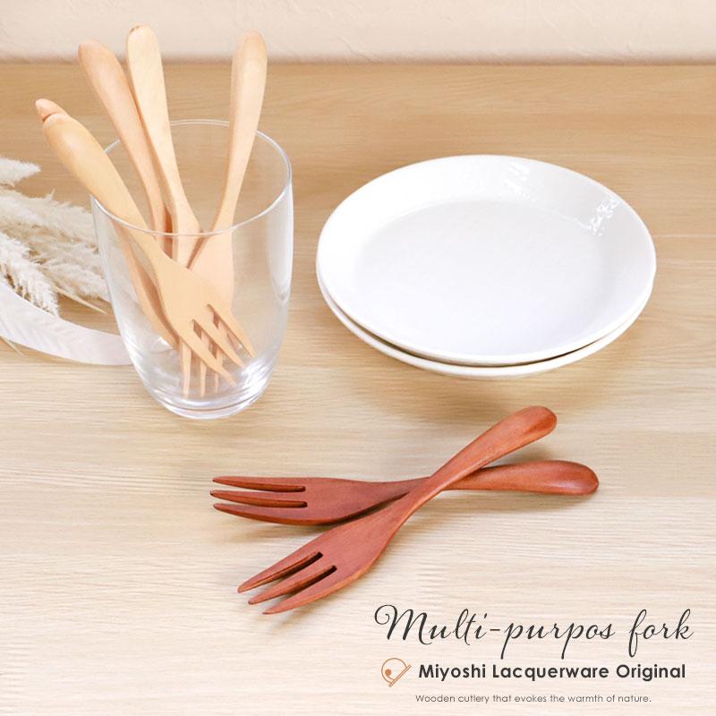 みよし漆器本舗 10%OFF マルチフォーク 食洗機対応 15cm 5本セット