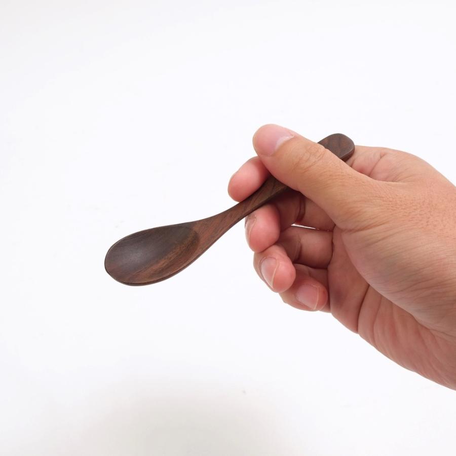 みよし漆器本舗 天然木製 ウォールナット スプーンS : 曲げわっぱと