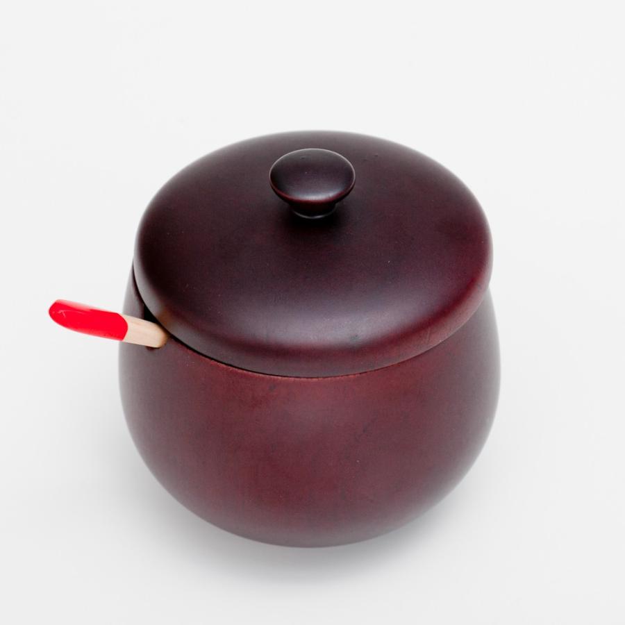 みよし漆器本舗 天然木製 薬味入れセット 薬味入れ 薬味スプーン 七味