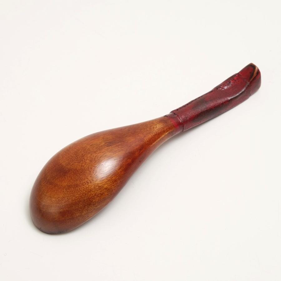 みよし漆器本舗 レンゲ 漆塗り 天然木製 16cm 根来 布張 レンゲ