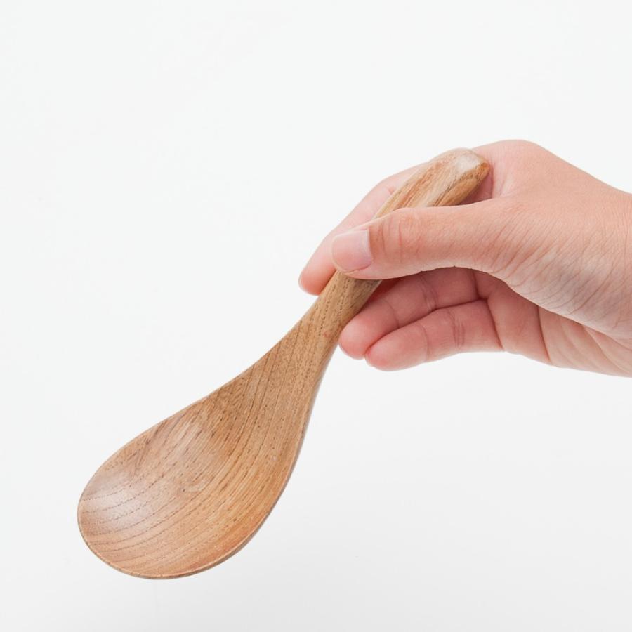 みよし漆器本舗 レンゲ 栗の木 天然木製 レンゲスプーン れんげ