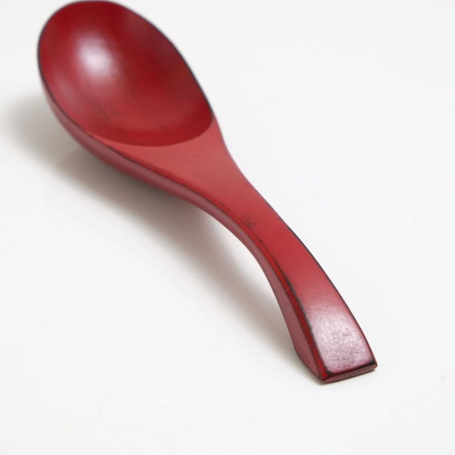 みよし漆器本舗 レンゲ 漆塗り 天然木製 15.5cm 根来 レンゲ みよし漆器本舗 レンゲ 漆塗り 天然木製 15.5cm 根来 レンゲ