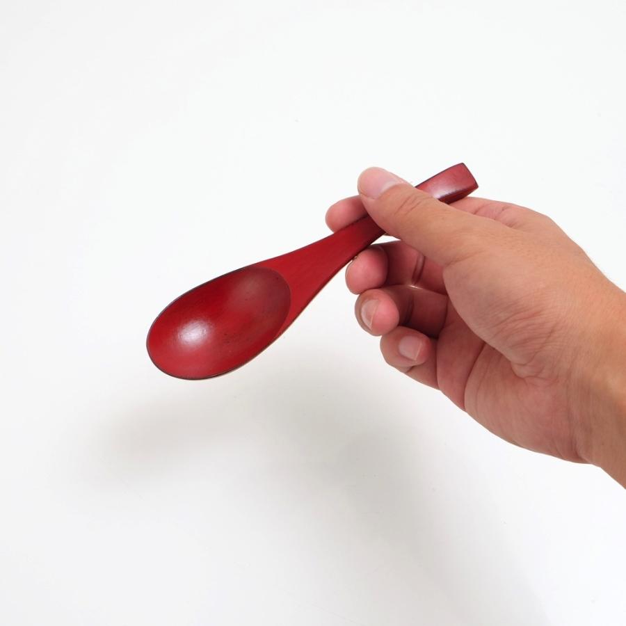 みよし漆器本舗 レンゲ 漆塗り 天然木製 15.5cm 根来 レンゲ みよし漆器本舗 レンゲ 漆塗り 天然木製 15.5cm 根来 レンゲ
