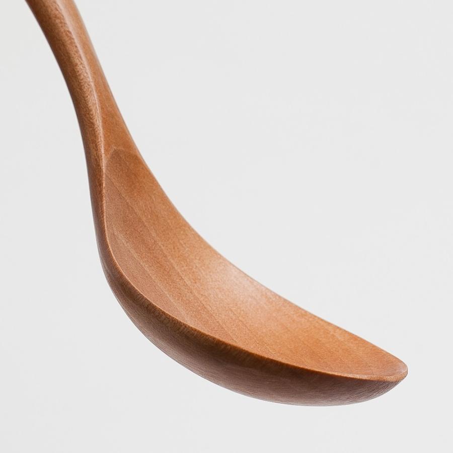 みよし漆器本舗 天然木製 お玉 レンゲ型 おたま オタマ おしゃれ