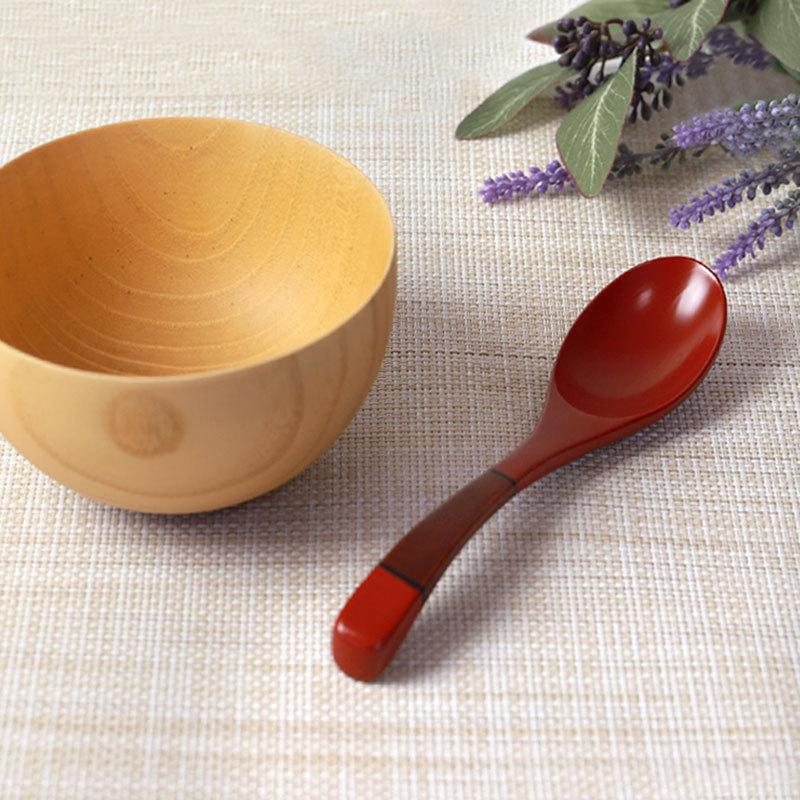 みよし漆器本舗 手塗りレンゲ 天然木製 漆塗り 塗り分け レンゲ みよし漆器本舗 手塗りレンゲ 天然木製 漆塗り 塗り分け レンゲ
