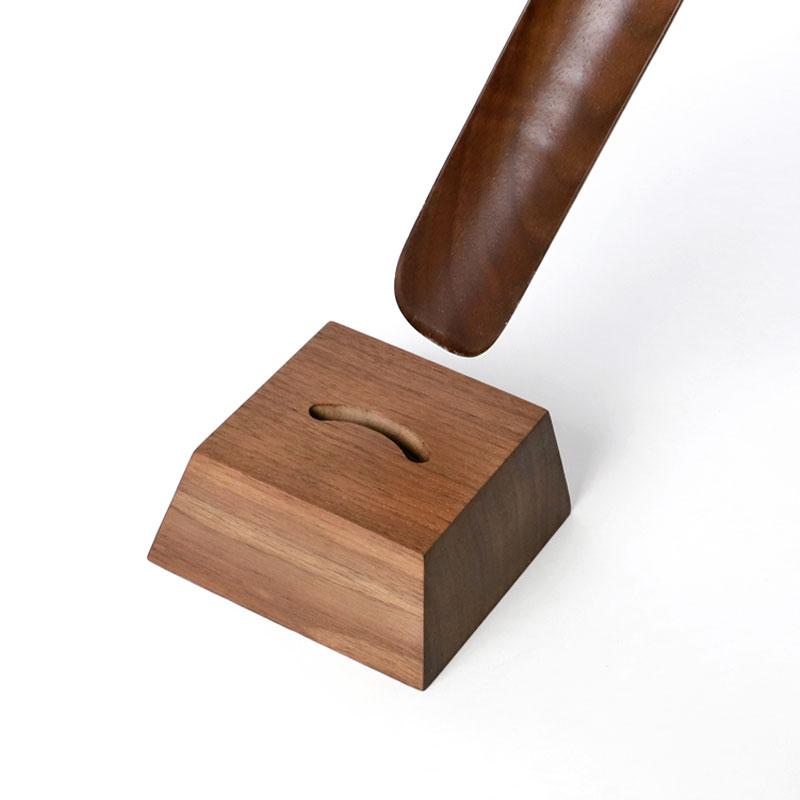 みよし漆器本舗 靴べら ロング スタンド付き セット 木製 長い 75cm