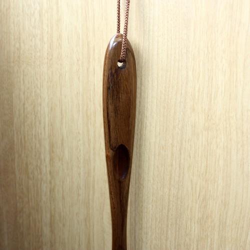 みよし漆器本舗 靴べら スタンド 天然木製 ロング靴べら 75cm スタンド