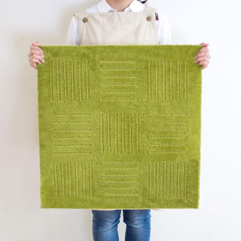 5%OFF キッチンマット ピタプラス ブリック 60×60cm 1枚 厚手 洗える
