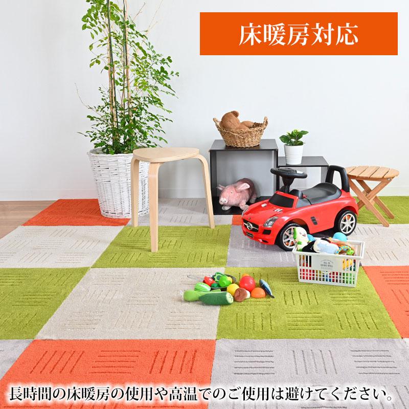 5%OFF キッチンマット ピタプラス ブリック 60×60cm 1枚 厚手 洗える