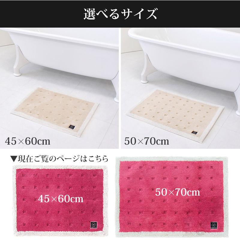みよし漆器本舗 バスマット 乾度良好Ag＋ クリーンフット 45×60cm 乾