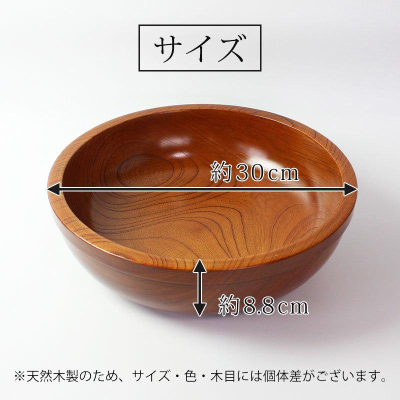 こね鉢 木製 尺10寸 30cm 漆塗り 蕎麦打ち そば打ち 道具 うどん打ち 手打ち道具 こねばち 大きい 送料無料 大食い 皿 巨大 大型 大盛り｜miyoshi-ya｜08