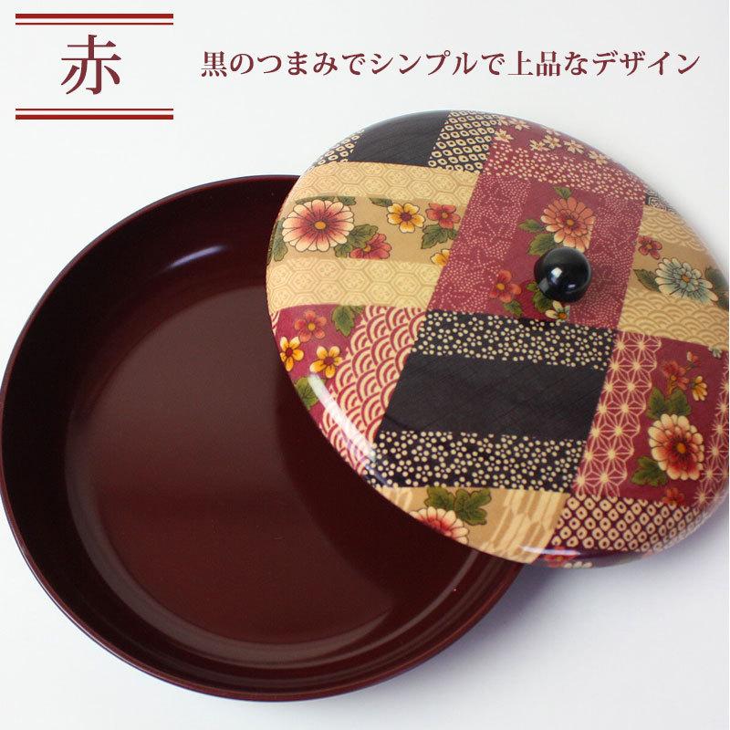 みよし漆器本舗 菓子器 菓子鉢 6寸 19.2cm 紀州漆器 おしゃれ 蓋付き