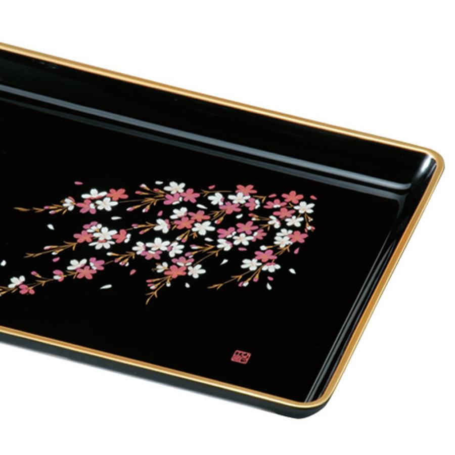 みよし漆器本舗 切手盆 祝儀盆 日本製 10寸 30cm お盆 トレー 和