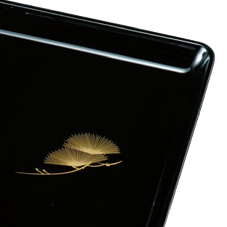 みよし漆器本舗 日本製 切手盆 祝儀盆 8寸 24cm お盆 トレー 和