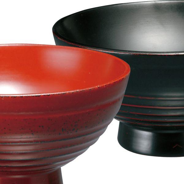 みよし漆器本舗 紀州塗り ペアセット うるし飯椀 日本製 国産 : 曲げ