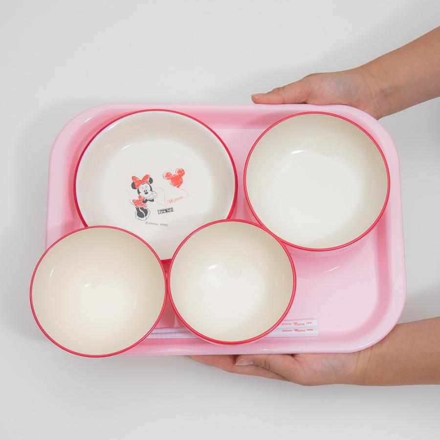 みよし漆器本舗 disney ミニー お食い初め膳 S6P バルーン ディズニー
