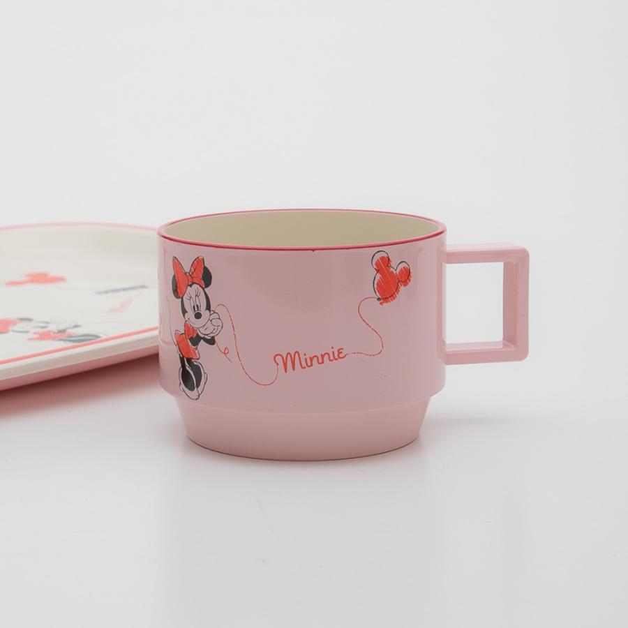 みよし漆器本舗 disney ミニー角プレート 2P バルーン ディズニー