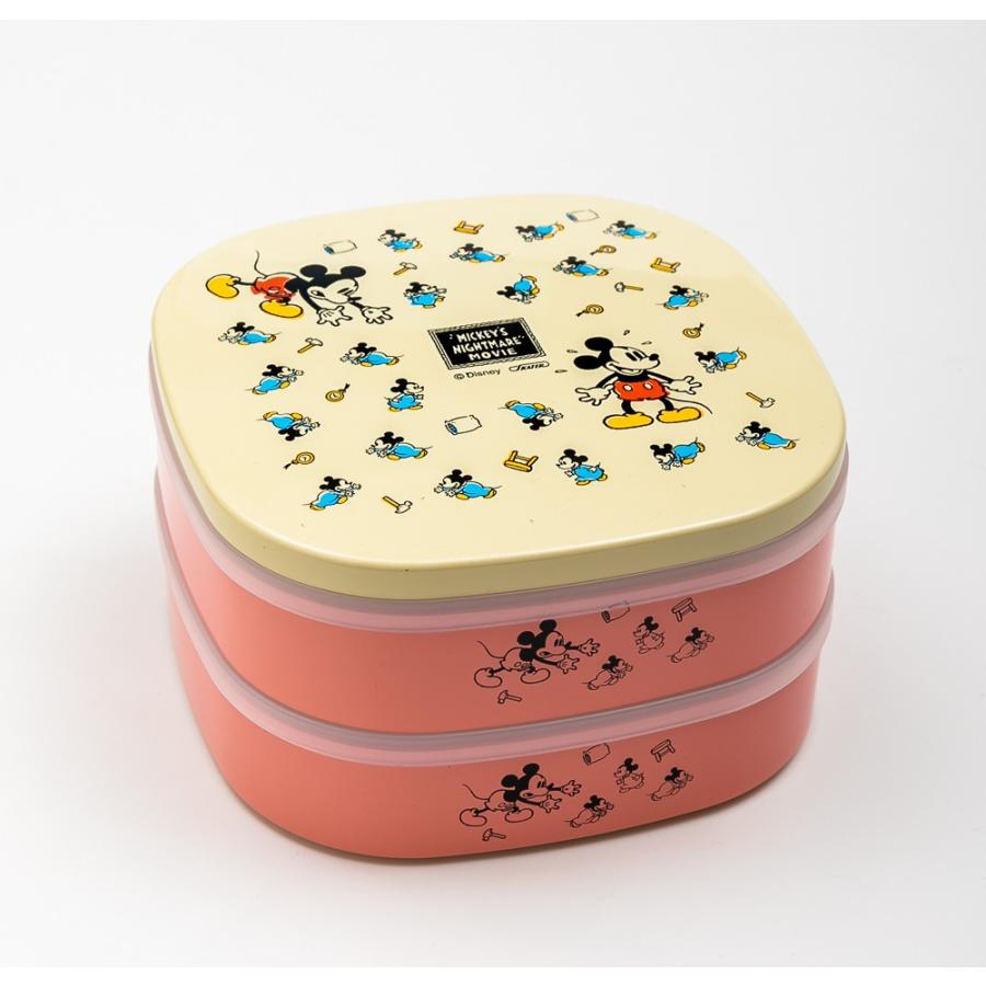 みよし漆器本舗 Disney ミッキー NM 2段 オードブル 重箱 お重箱 親子