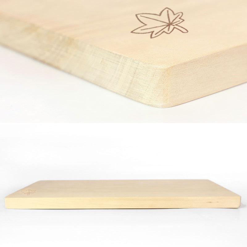 まな板 天然木製 カッティングボード 一枚板 メープル 長方形 43cm 楓 送料無料 プレート おしゃれ 大きい まないた 結婚祝い 半額アウトレット50％OFF｜miyoshi-ya｜05
