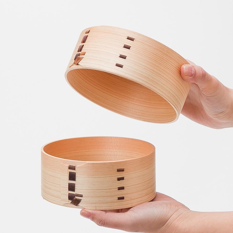 弁当箱 ひのき曲げわっぱ 弁当箱 Na Mo 400ml 1段 男性 国産 日本製 弁当箱 子供 まげわっぱ おしゃれ 新学期 遠足 木製 送料無料 Mw 148 曲げわっぱと漆器 みよし漆器本舗 通販 Yahoo ショッピング
