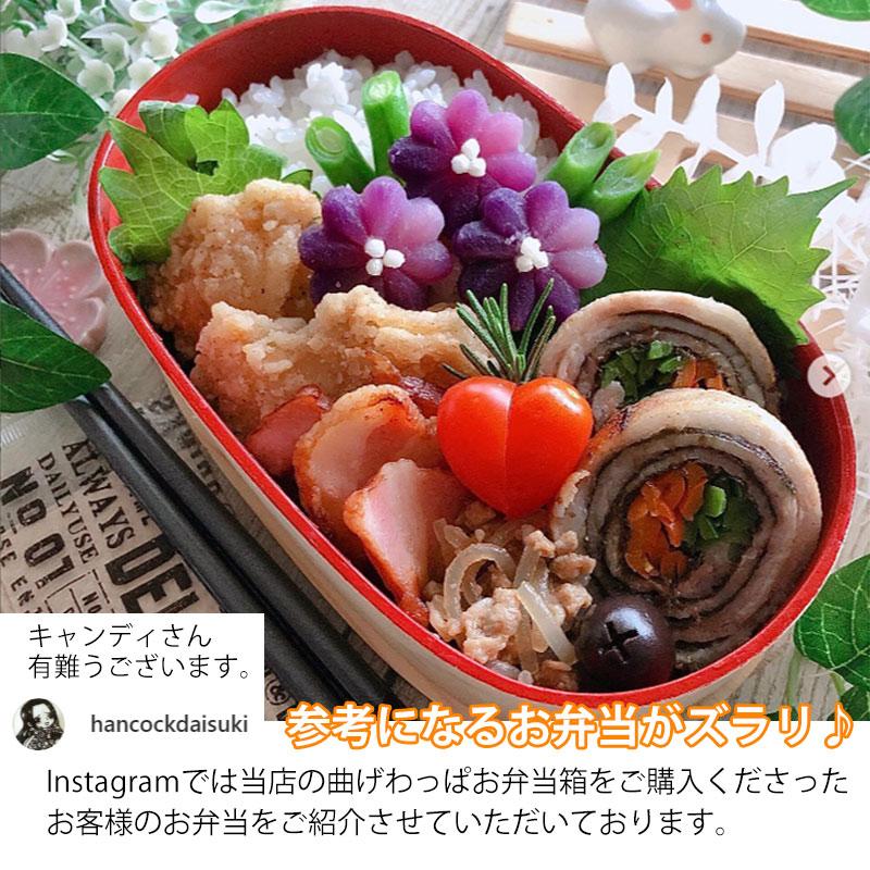 みよし漆器本舗 曲げわっぱ お弁当箱 紀州内朱塗り 600ml 小判型 弁当