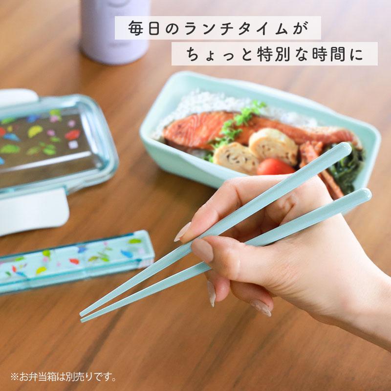 箸 ケース付き セット 18cm 食洗機対応 日本製 抗菌 パラリンアート お