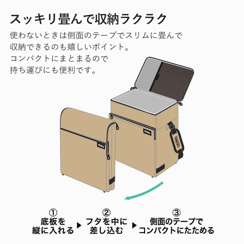 サーモス 保冷バッグ 15L RFD-0151 ソフトクーラー ポケット付き