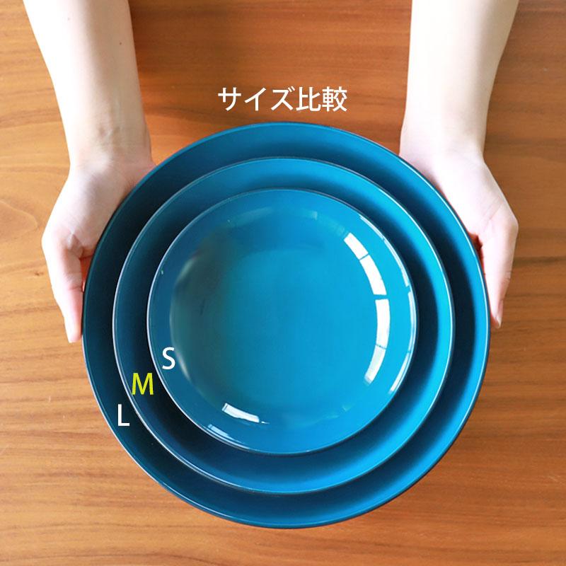 丸深皿 20cm Mサイズ 藍彩 クリーンコート加工 家庭用食洗機 乾燥機 電子レンジ 対応 お皿 プレート 中皿 おしゃれ 取り皿 パスタ皿 カレー皿 ブルー 日本製｜miyoshi-ya｜08