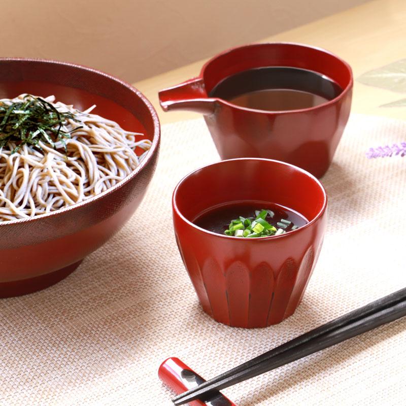 みよし漆器本舗 天然木製 そば猪口 小鉢 根来 曙 蕎麦猪口 酒器