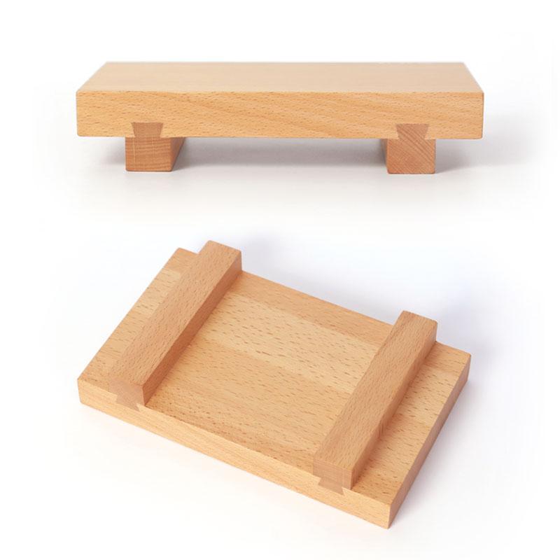 みよし漆器本舗 寿司下駄 Lサイズ 22cm 天然木製 SUSHIGETA ビーチ