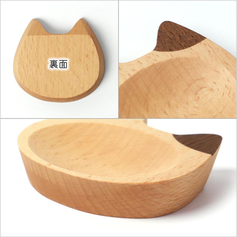 みよし漆器本舗 10%OFF 豆皿 小皿 猫型 Mio フェイス 木製 猫柄 ねこ