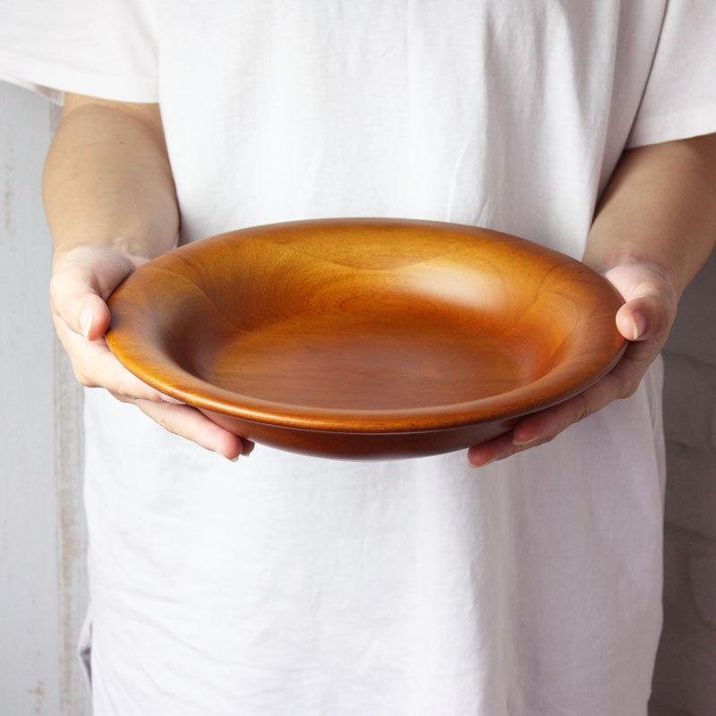 未使用　漆器 丸型皿 5枚セット 専用箱付き みよし漆器本舗 木製 プレート 25cm 5枚セット お皿 ディッシュ