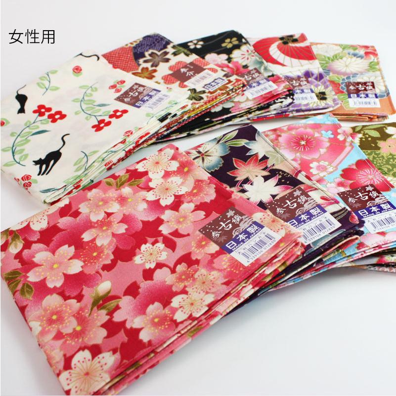 大判ハンカチ 和柄 3枚セット 福袋 日本製 2023年 かわいい 花柄 女性 