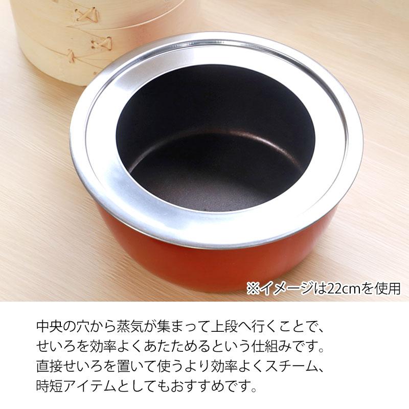 せいろ用 受け台 20cm （15cmせいろ用） 蒸し板 置く 台 鍋 フライパン