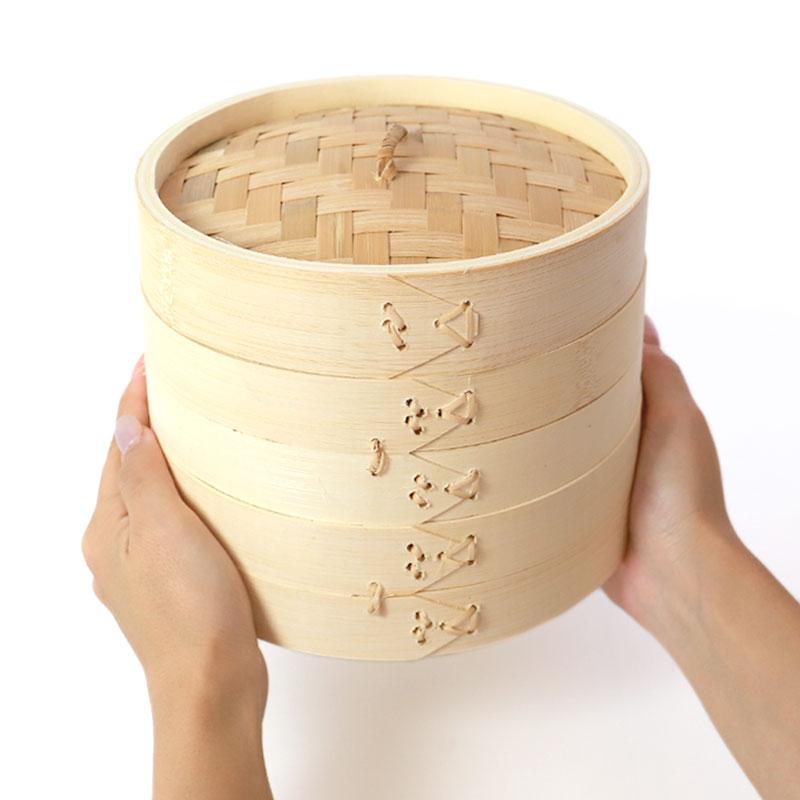 5%OFF 竹製 せいろ 蒸し器 セット ふた 本体 2段 21cm SNSで話題 蒸篭