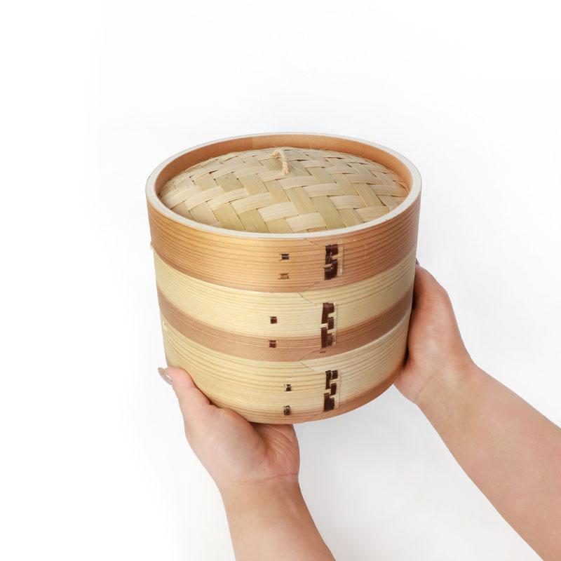 杉製 せいろ 蒸し器 セット ふた 本体 2段 21cm SNSで話題 蒸篭 セイロ