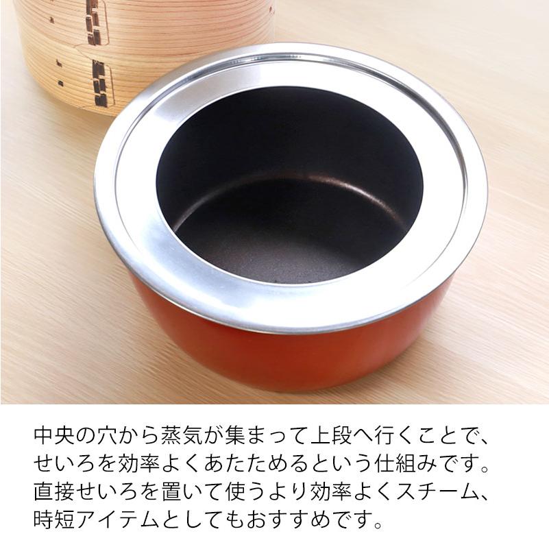 せいろ 蒸し器 受け台 セット 24cm 2段 杉製 蒸篭 蒸し板 セイロ 置く