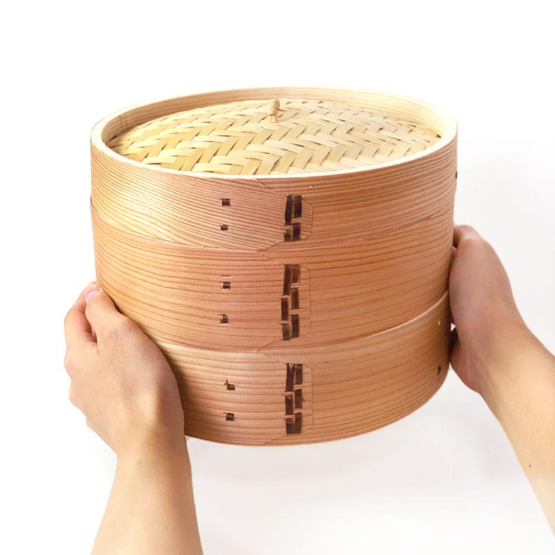 せいろ 蒸し器 受け台 セット 24cm 2段 杉製 蒸篭 蒸し板 セイロ 置く